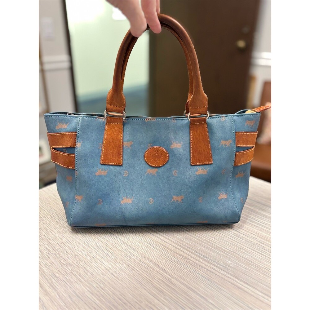 Rare Vintage Italian Designer Roberto y Pepo Monogram Tote bag